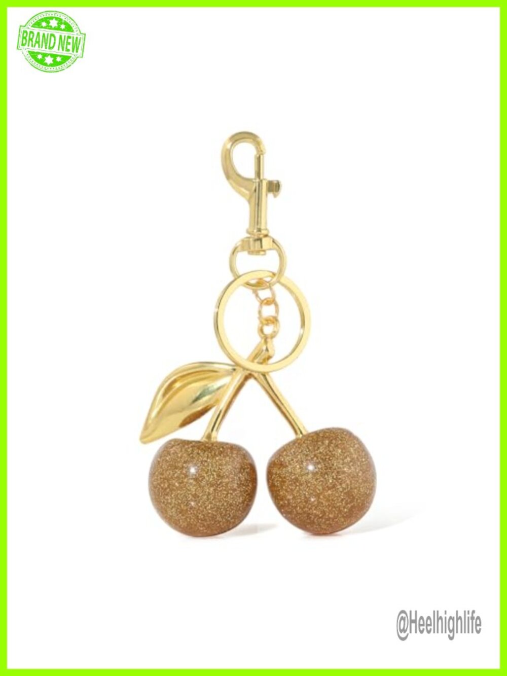 Cherry Charm Keychain Bag Accessory Resin Gift for Women